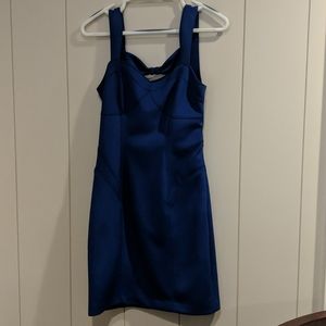 Blue mini dress